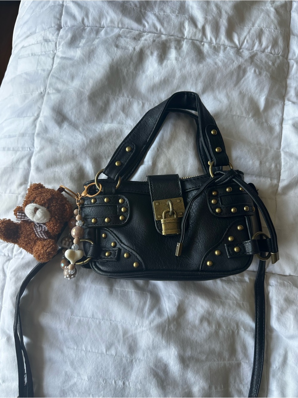Studded Lock Mini Bag